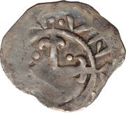1 Penny - David I Period D, United Kingdom, 1153-1165 reverse image