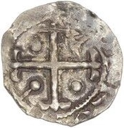 1 Penny - Malcolm IV Type III, United Kingdom, 1153-1165 reverse image