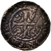 1 Penny - William I Crescent and Pellet Coinage, Type II, United Kingdom, 1180-1195 reverse image