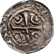 1 Penny - William I Crescent and Pellet Coinage, Type II, United Kingdom, 1180-1195 reverse image