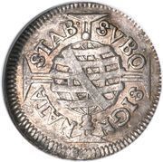 80 Réis - Pedro II Narrow Crown, Bahia Mint, Brazil, 1695-1697 reverse image