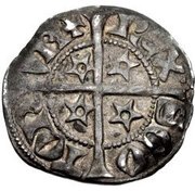 1 Penny - John Balliol 2nd Coinage, United Kingdom, 1292-1296 reverse image
