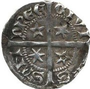 1 Penny - John Balliol 2nd Coinage, United Kingdom, 1292-1296 reverse image