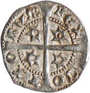 1 Penny - David II 1st Coinage, 2nd Issue, United Kingdom, 1351-1357 reverse image