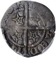 1 Penny - David II 2nd Coinage, Class B, United Kingdom, 1357-1367 reverse image