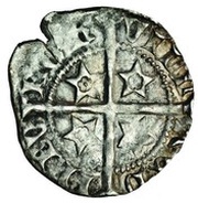 1 Penny - Robert II, United Kingdom, 1371-1390 reverse image