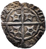 1 Penny - Robert II, United Kingdom, 1371-1390 reverse image