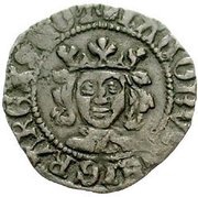 1 Penny - James IV 2nd Issue, Type IV obverse image