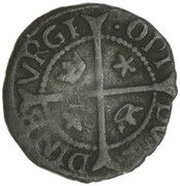 1 Penny - Mary I 1st Period, Type II, United Kingdom, 1547 reverse image