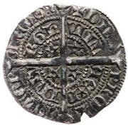 ½ Groat - David II 3rd Coinage, United Kingdom, 1367-1371 reverse image
