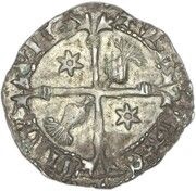½ Groat - James III Base Silver Issue, United Kingdom, 1471-1483 reverse image