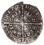 ½ Groat - James III Light Issue of 1475, United Kingdom, 1475 reverse image