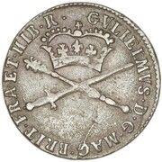 1 Bodle - William II Type I obverse image