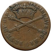 1 Bodle - William II Type I obverse image