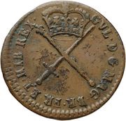 1 Bodle - William II Type II obverse image