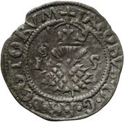 ½ Bawbee - James V 3rd Coinage obverse image