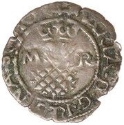 ½ Bawbee - Mary I 1st Period obverse image