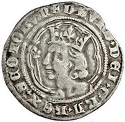 1 Groat - David II 2nd Coinage, Class B obverse image