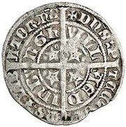 1 Groat - David II 2nd Coinage, Class B, United Kingdom, 1357-1367 reverse image