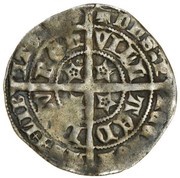 1 Groat - David II 2nd Coinage, Class C, United Kingdom, 1357-1367 reverse image