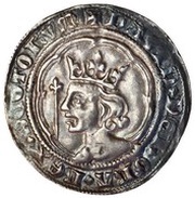 1 Groat - David II 2nd Coinage, Class A obverse image