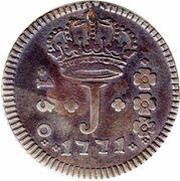 150 Réis - José I Straight Zones; Province of Minas Gerais; Rio de Janeiro Mint obverse image