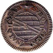 150 Réis - José I Straight Zones; Province of Minas Gerais; Rio de Janeiro Mint, Brazil, 1771 reverse image