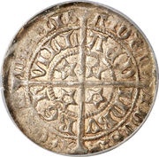 1 Groat - Robert II, United Kingdom, 1371-1390 reverse image