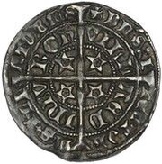 1 Groat - Robert II, United Kingdom, 1371-1390 reverse image