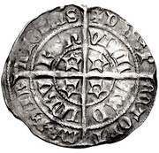 1 Groat - Robert II, United Kingdom, 1371-1390 reverse image