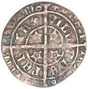 1 Groat - Robert II, United Kingdom, 1371-1390 reverse image