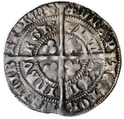 1 Groat - Robert III Heavy Coinage, 2nd Issue, United Kingdom, 1390-1403 reverse image