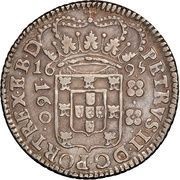 160 Réis - Pedro II Large Crown, Bahia Mint obverse image