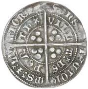 1 Groat - Robert III Heavy Coinage, 2nd Issue, United Kingdom, 1390-1403 reverse image