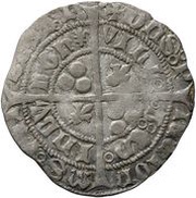 1 Groat - James II 1st Coinage, 3rd Fleur-de-lis Issue, United Kingdom, 1437-1451 reverse image