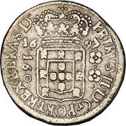 160 Réis - Pedro II Narrow Crown, Bahia Mint obverse image