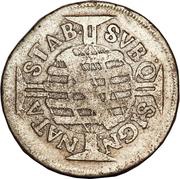 160 Réis - Pedro II Narrow Crown, Bahia Mint, Brazil, 1695-1697 reverse image