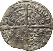 1 Groat - James II 1st Coinage, 3rd Fleur-de-lis Issue, United Kingdom, 1437-1451 reverse image