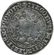 1 Groat - James II 1st Coinage, 4th Fleur-de-lis Issue obverse image