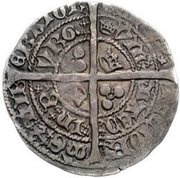 1 Groat - James II 2nd Coinage, 2nd Issue, Type II, United Kingdom, 1451-1460 reverse image