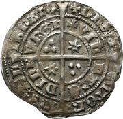 1 Groat - James III Light Issue of 1475, United Kingdom, 1475 reverse image