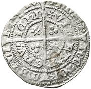 1 Groat - James III Light Issue of 1475, United Kingdom, 1475 reverse image