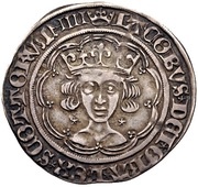 1 Groat - James IV Light Coinage, Type III obverse image