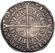 1 Groat - James IV Light Coinage, Type III, United Kingdom, 1496-1513 reverse image