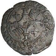 1 Plack - James V 1st Coinage, United Kingdom, 1513-1526 reverse image