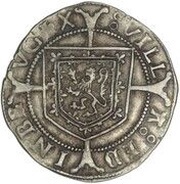 1 Groat - James V 2nd Coinage, Type I, United Kingdom, 1526-1539 reverse image