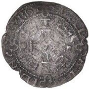 1 Plack - James V 1st Coinage, United Kingdom, 1532-1533 reverse image