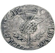 1 Plack - James VI, United Kingdom, 1583-1590 reverse image