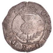 1 Plack - James VI, United Kingdom, 1583-1590 reverse image