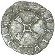 Fourpenny Plack - James VI, United Kingdom, 1594 reverse image